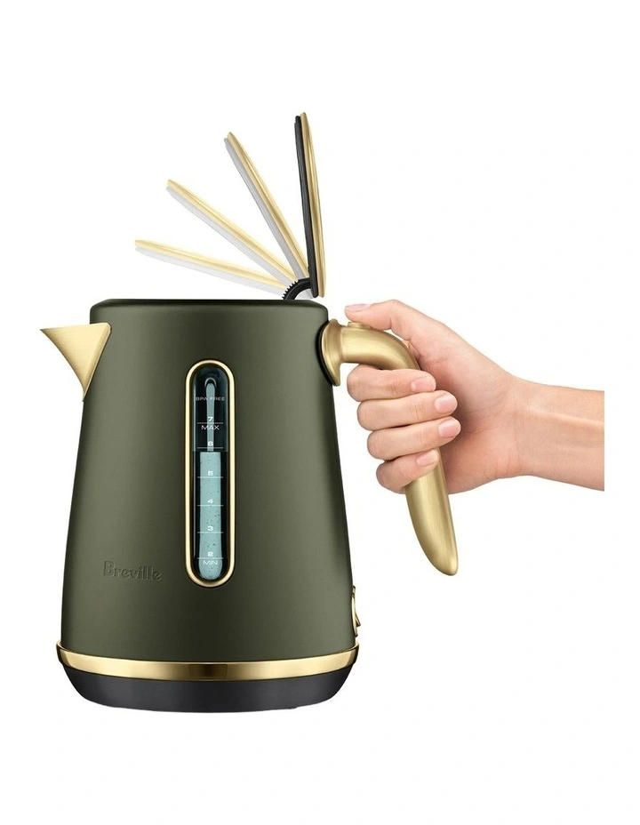 The Soft Top Luxe Kettle in Olive Tapenade Brass BKE735OLB4IAN1 image 5
