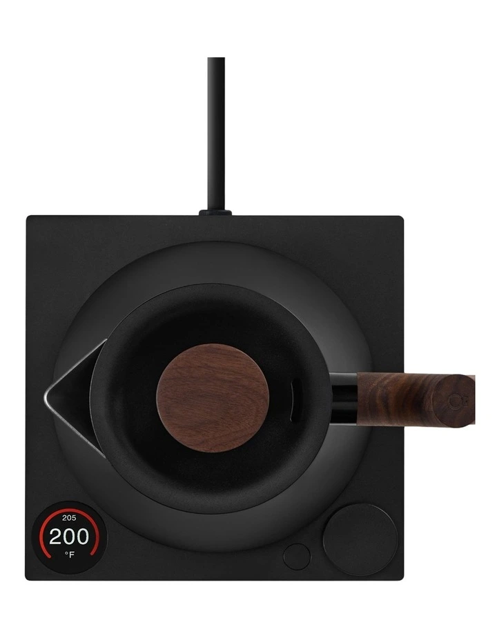 Corvo EKG Pro Electric Kettle in Matte Black/Walnut 51761 image 4