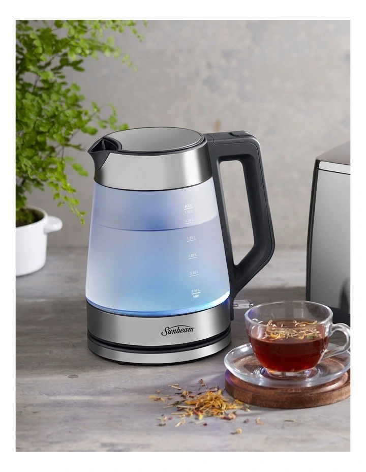 Morning Frost Glass Kettle KE6200 in Clear image 2