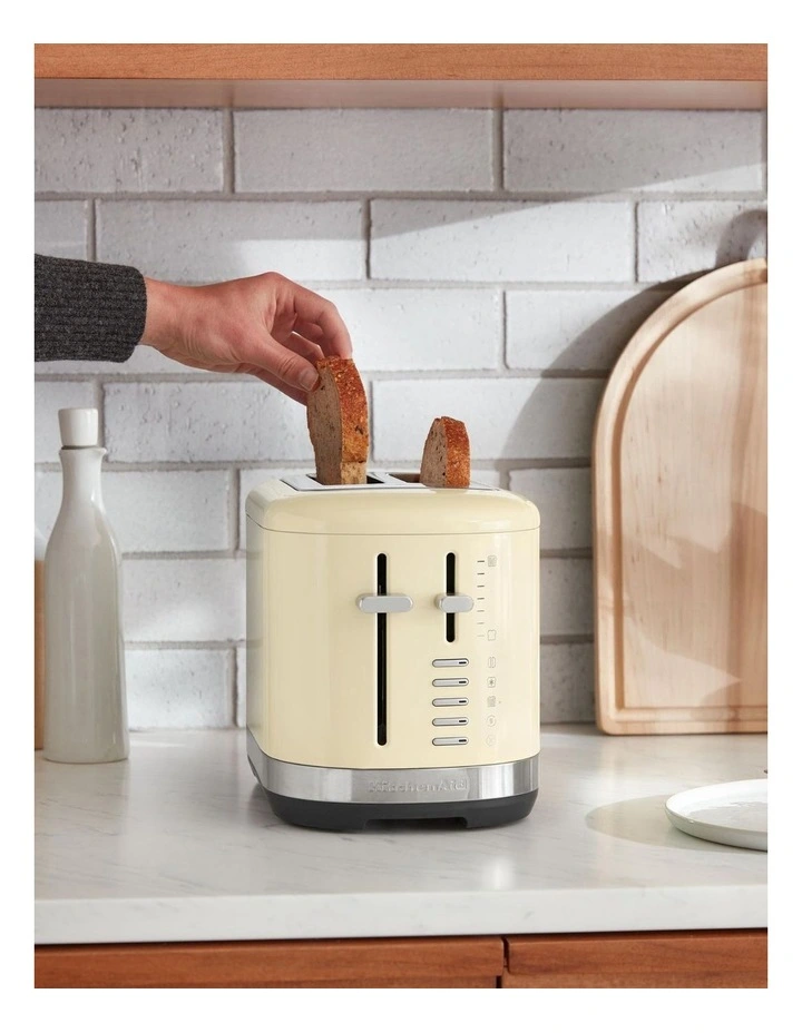 KitchenAid 2 Slice Toaster In Almond Cream 5KMT2109AAC MYER