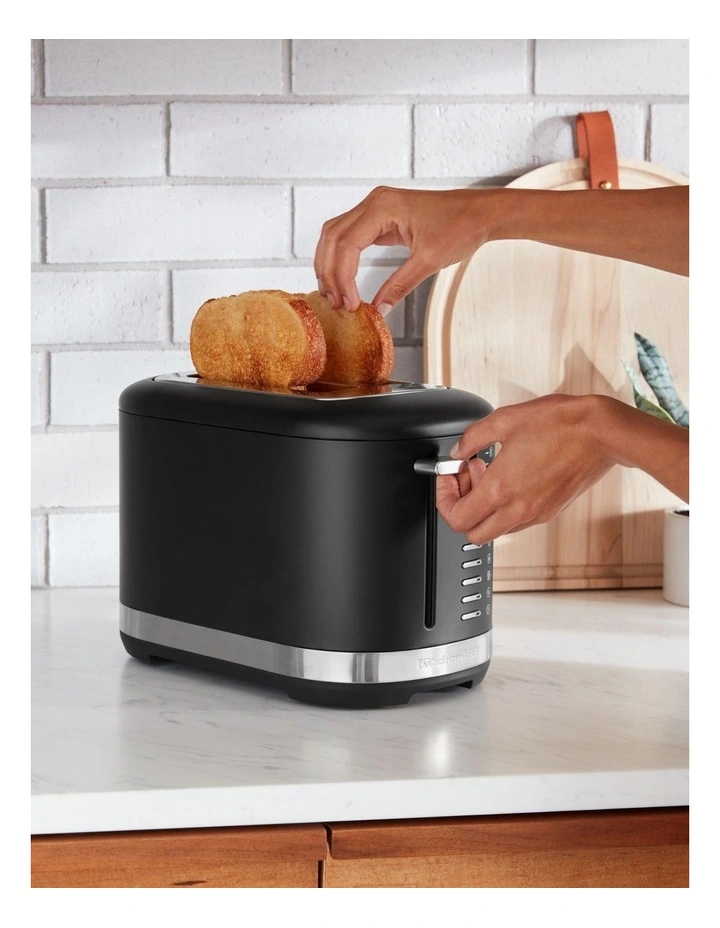 KitchenAid 2 Slice Toaster In Almond Cream 5KMT2109AAC MYER