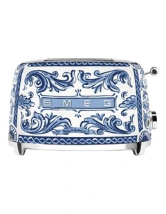Dolce & Gabbana 50's Style 2-Slice TSF01DGBAU Toaster in Blu Mediterraneo