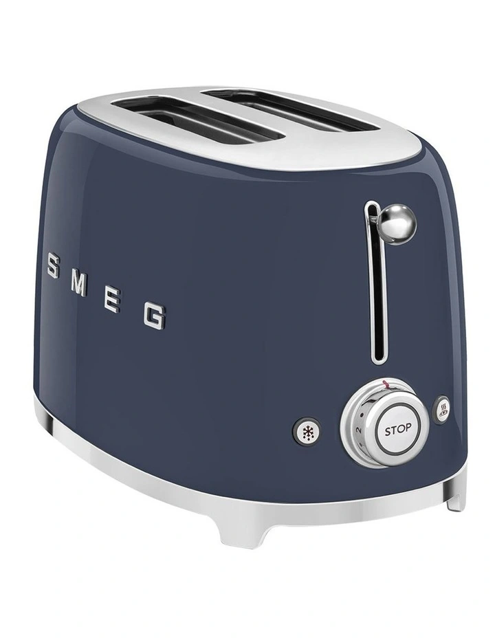 Style TSF01NBAU 50's 2 Slice Toaster in Navy Blue image 3