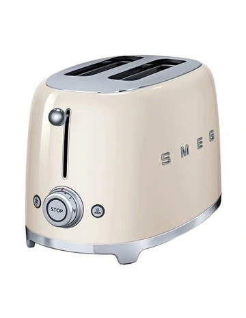 50's Style 2 Slice Toaster in Cream TSF01CRAU