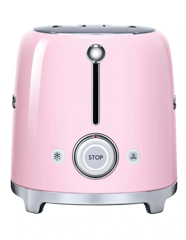 50's Style 2 Slice Toaster in Pastel Pink TSF01PKAU image 4