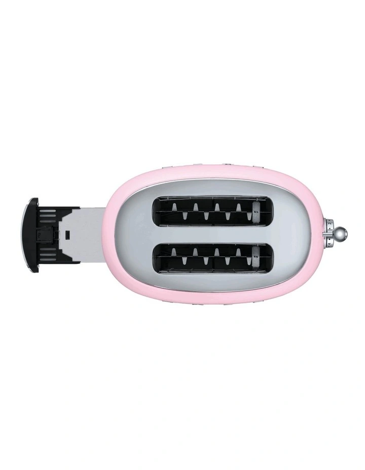 50's Style 2 Slice Toaster in Pastel Pink TSF01PKAU image 6