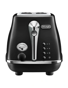 Icona Capitals 2 Slice Toaster (CTOC2003.BK) in Edinburgh Black