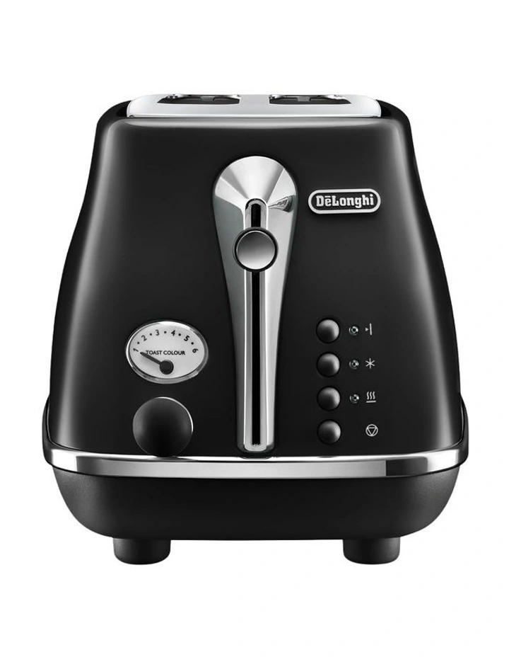 Icona Capitals 2 Slice Toaster (CTOC2003.BK) in Edinburgh Black image 1