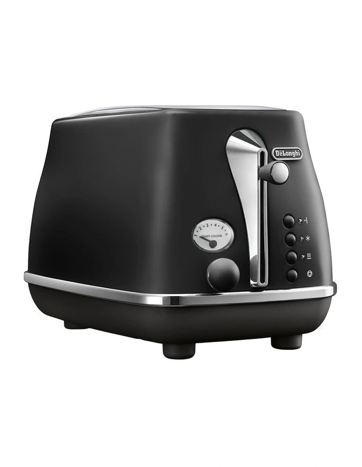 Icona Capitals 2 Slice Toaster (CTOC2003.BK) in Edinburgh Black image 2