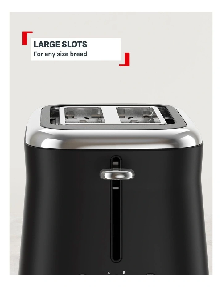 2 Slice Toaster Collection in Black TT7208Z0 image 5