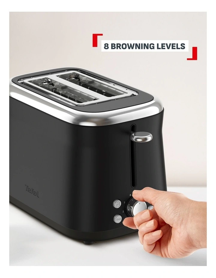 2 Slice Toaster Collection in Black TT7208Z0 image 6