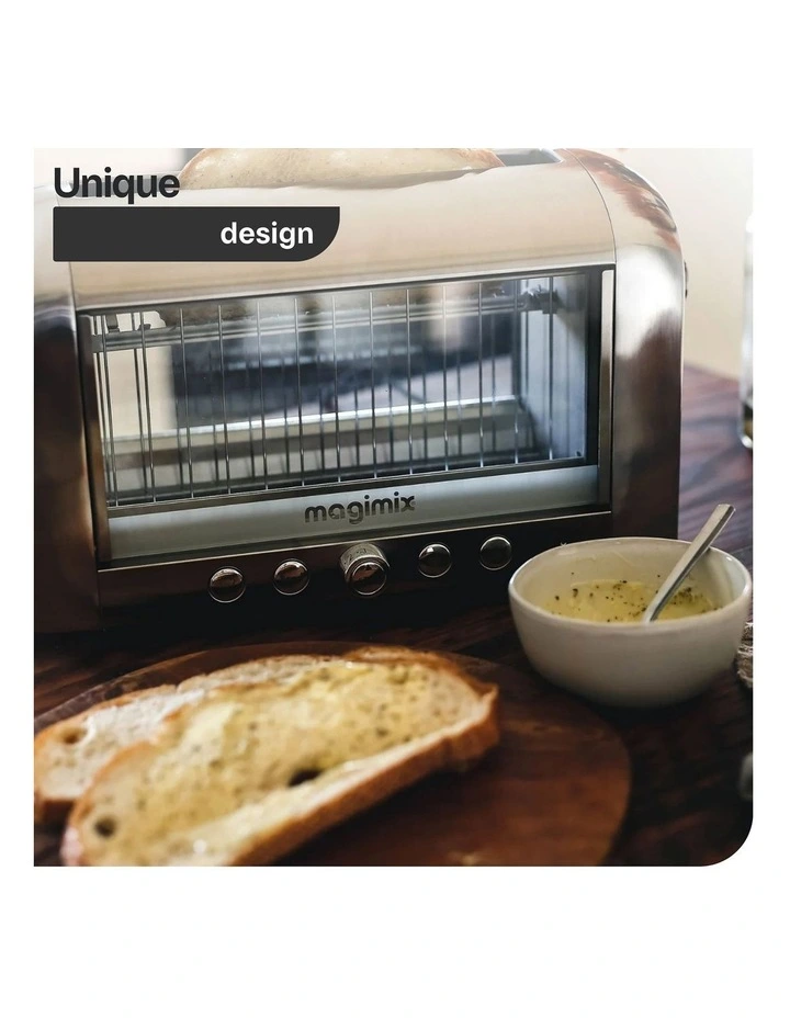 Vision Toaster 11538AU in Matte Chrome image 2