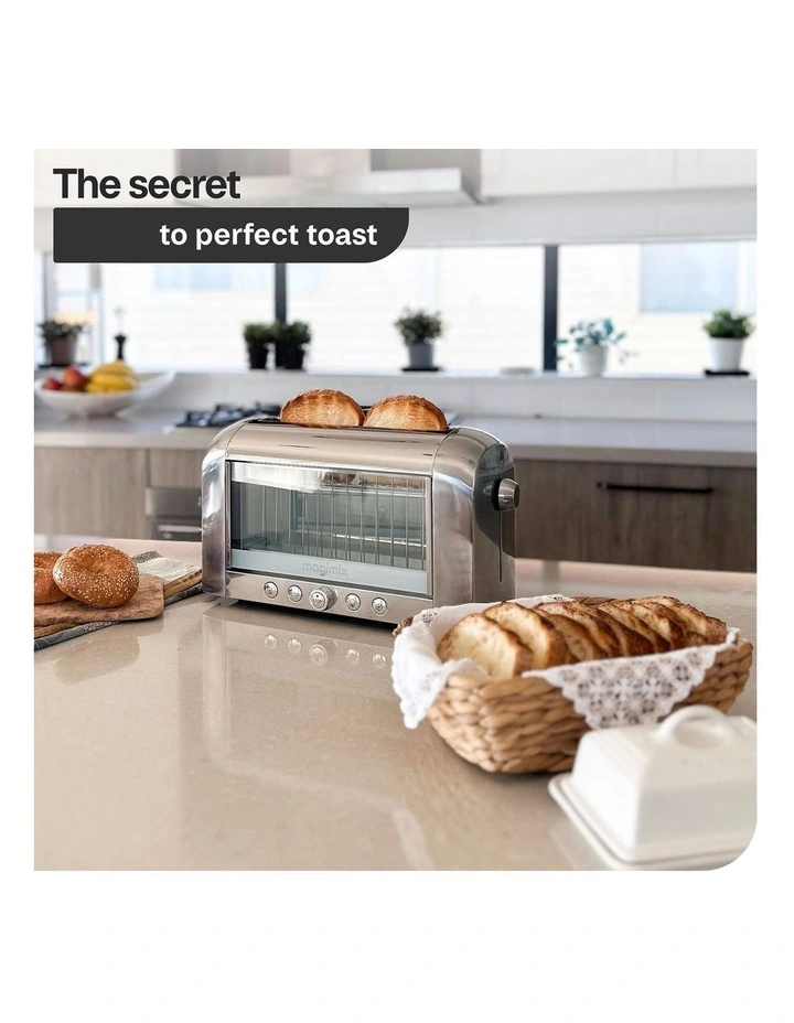 Vision Toaster 11538AU in Matte Chrome image 4