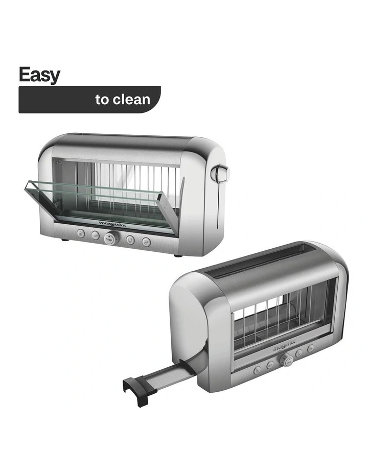 Vision Toaster 11538AU in Matte Chrome image 6