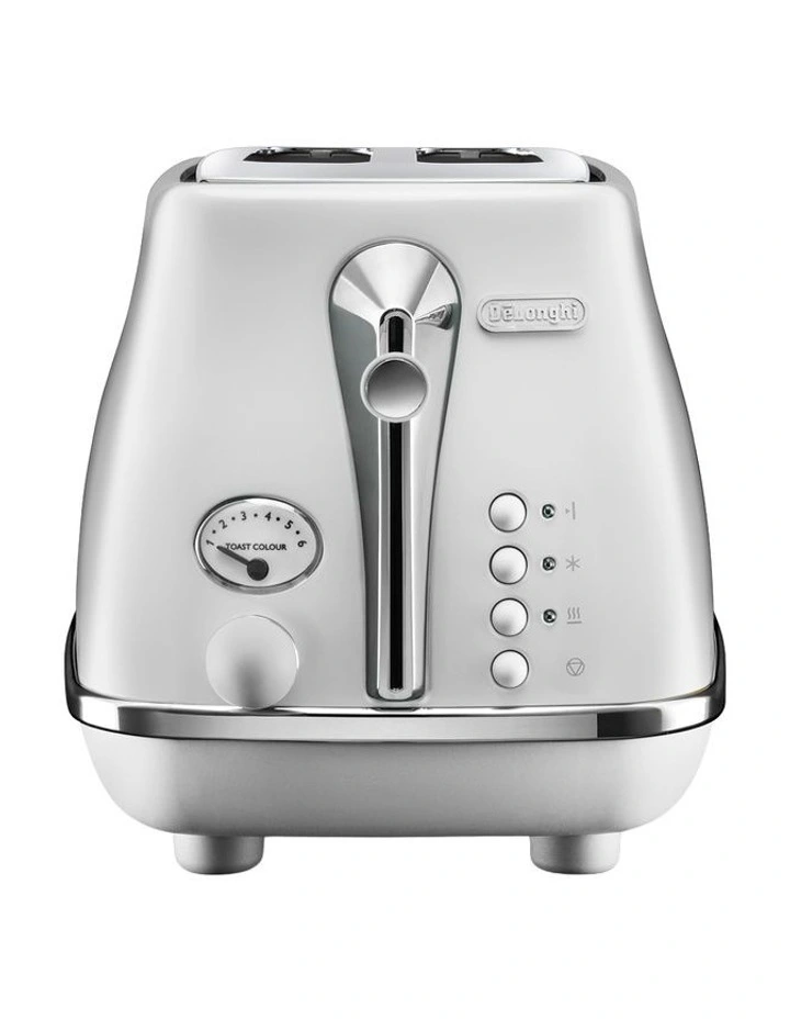 Icona Capitals 2 Slice Toaster CTOC2003IW in Helsinki White image 1