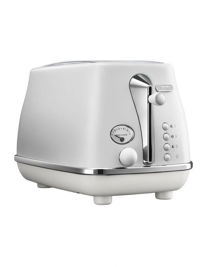 Icona Capitals 2 Slice Toaster CTOC2003IW in Helsinki White image 2