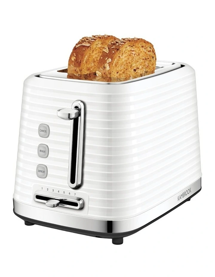 KTA220WHT2IAN1 Textured 2 Slice Toaster in White image 2
