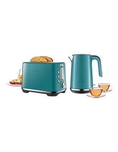 The Brunch Duo Toaster & Kettle in Marine Teal LKT682MTL2IAN1