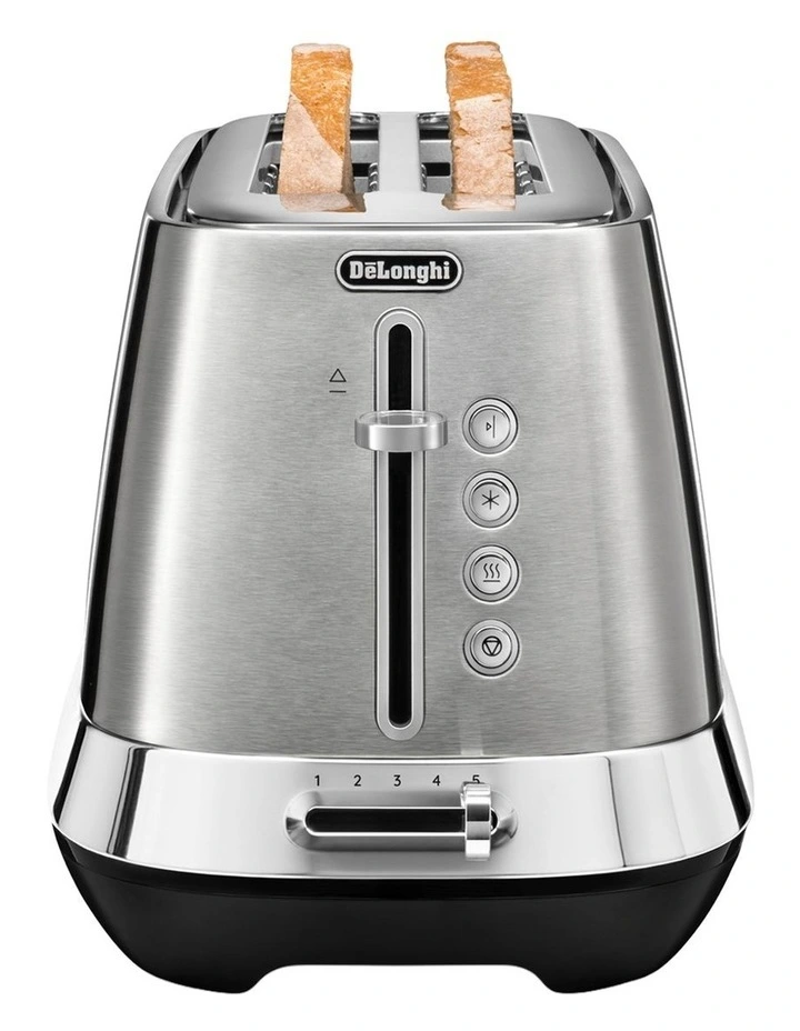 Diadema Long Slot Toaster in Platinum CTVU3003M image 2