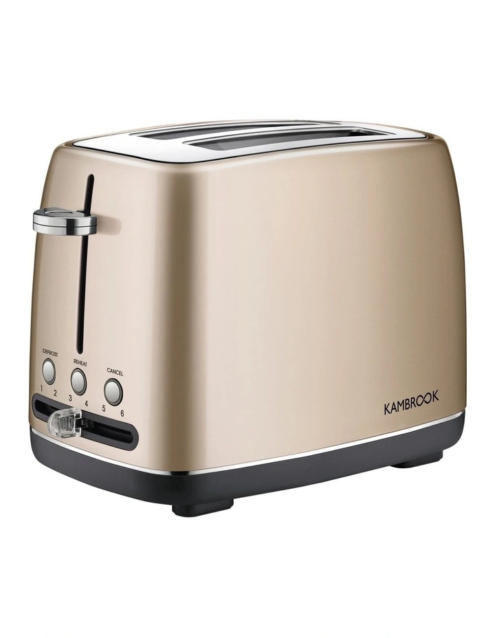 Perfect Slice 2 Slice Toaster Satin Gold KTA270SGD2JAN1 image 1