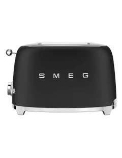50's Style 2 Slice Toaster in Matte Black TSF01BLMAU