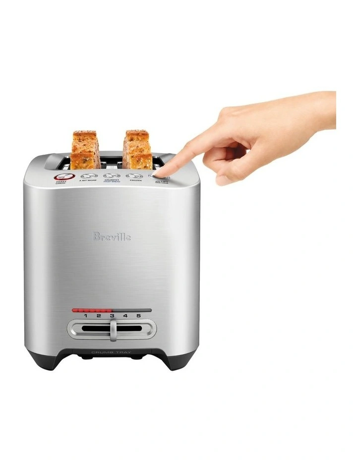 The Smart Toast 4 Slice Toaster Brushed Stainless Steel BTA830BSS image 6