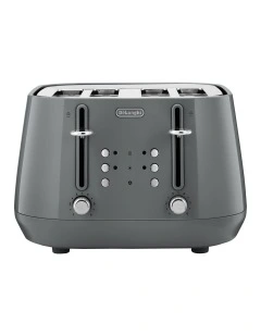 Eclettica 4 Slice Toaster in Graceful Grey CTY4003G
