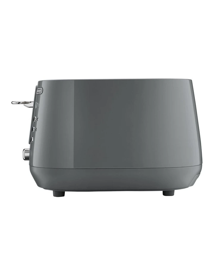 Eclettica 4 Slice Toaster in Graceful Grey CTY4003G image 4