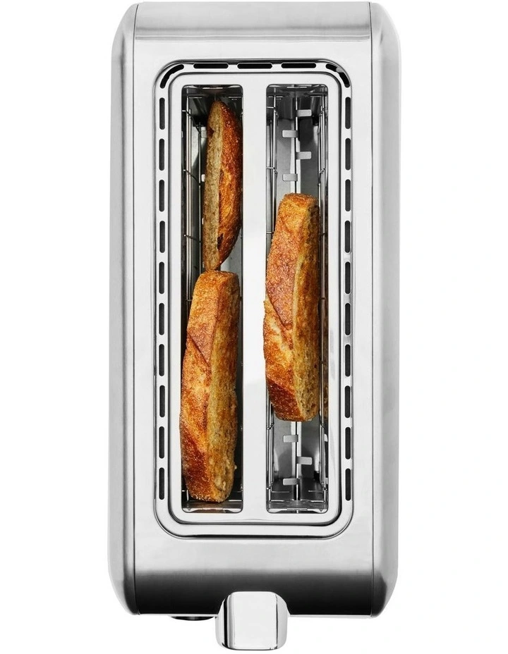 Equip 4 Slice Long Slot Toaster MRET24SS in Stainless Steel image 2