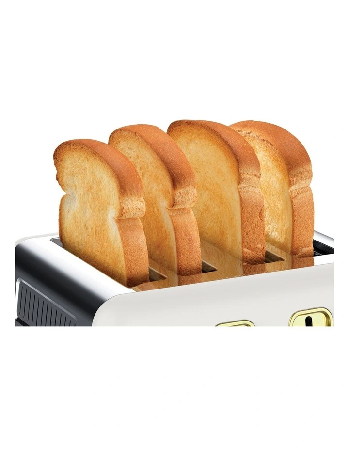 Ascend Soft 4 Slice Toaster in White MRAT4WT image 2
