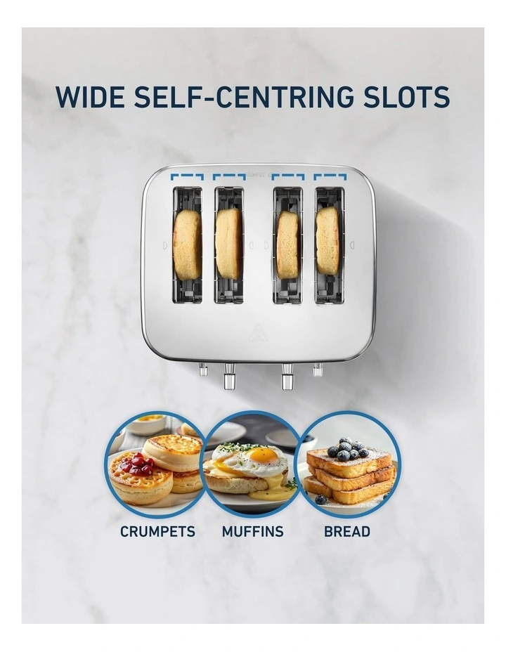 French Riviera 4 Slice TAM8104BL Toaster image 3