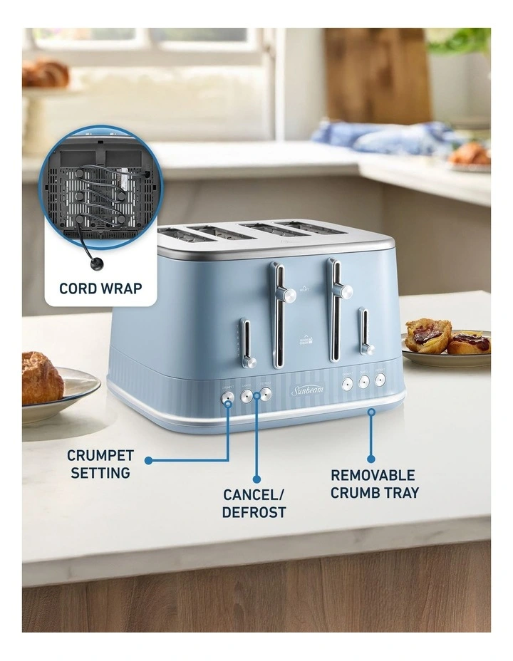 French Riviera 4 Slice TAM8104BL Toaster image 6