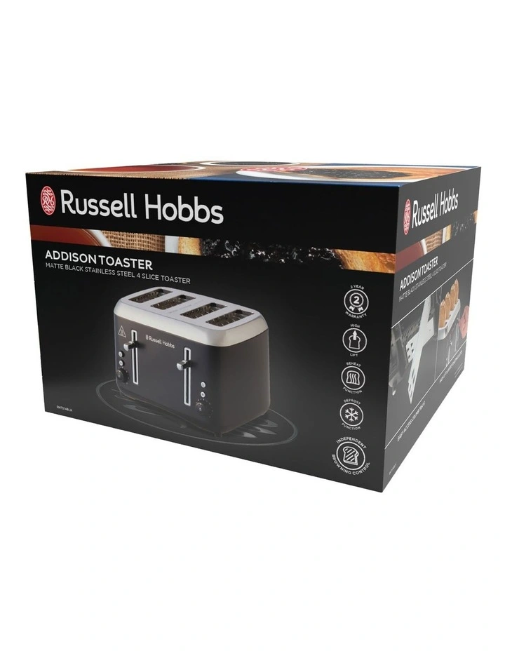 Addison 4-Slice Toaster RHT514BLK image 7