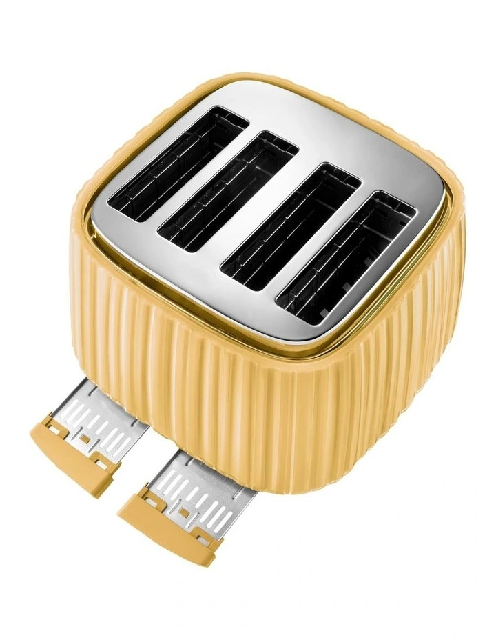 Ballerina 4 Slice Toaster CTD4003.Y in Yellow image 4