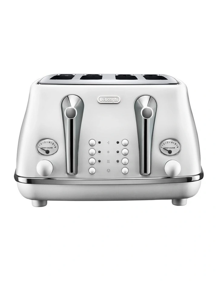 Icona Capitals 4 Slice Toaster (CTOC4003.IW) in Helsinki White image 1