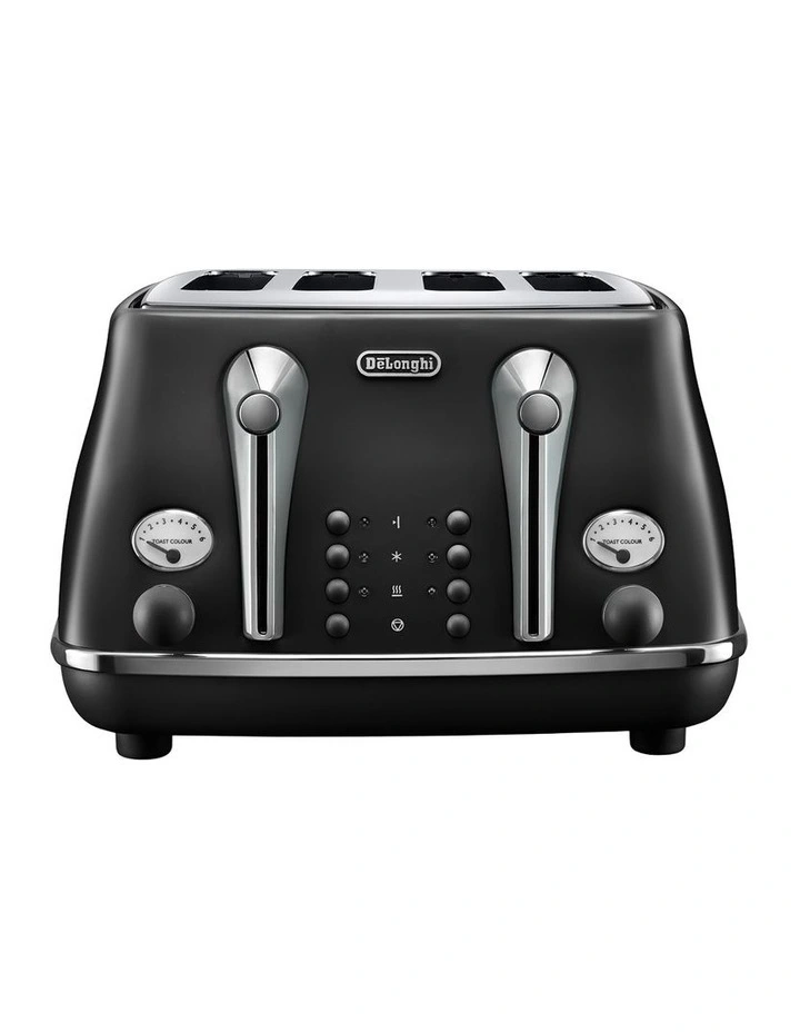 Icona Capitals 4 Slice Toaster (CTOC4003.BK) in Edinburgh Black image 1