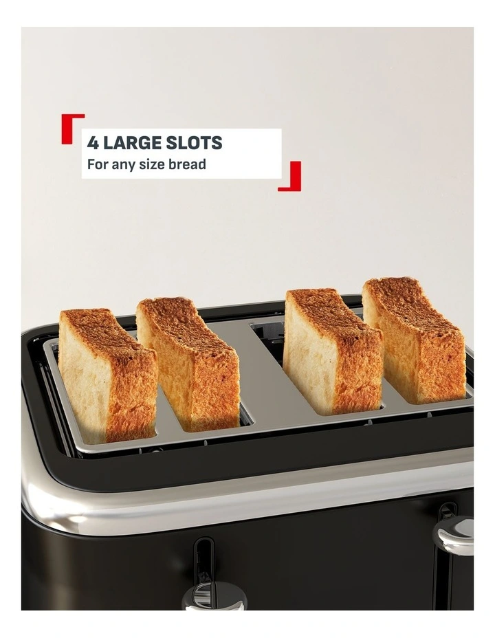 Collection 4 Slice Toaster in Black TF7208Z0 image 5