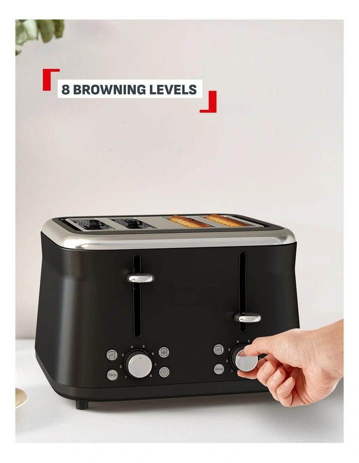 Collection 4 Slice Toaster in Black TF7208Z0 image 6