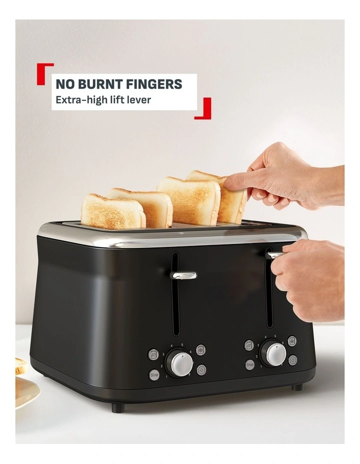 Collection 4 Slice Toaster in Black TF7208Z0 image 7