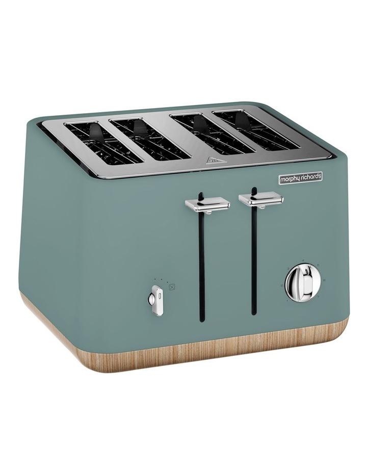 Scandi Aspects Wood 4 slice toasterTeal 240009 eBay