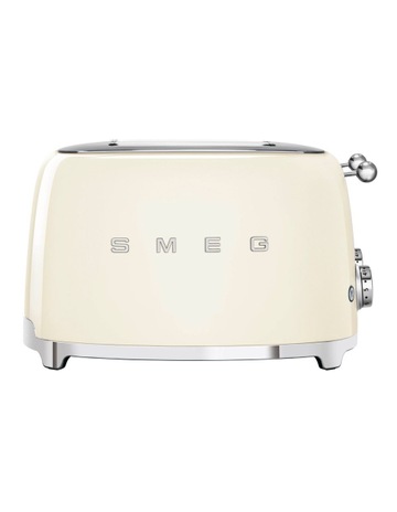 50's Style 4 Slice Long-Slot Toaster in Cream TSF02CRAU