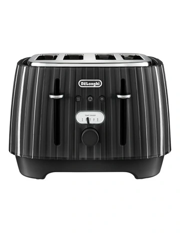 Ballerina 4 Slice Toaster in Furnace Black CTD4003BK