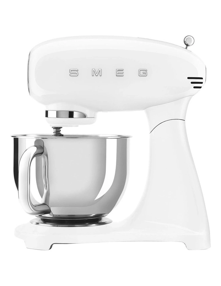50's Style Stand Mixer in White SMF05WHAU image 1