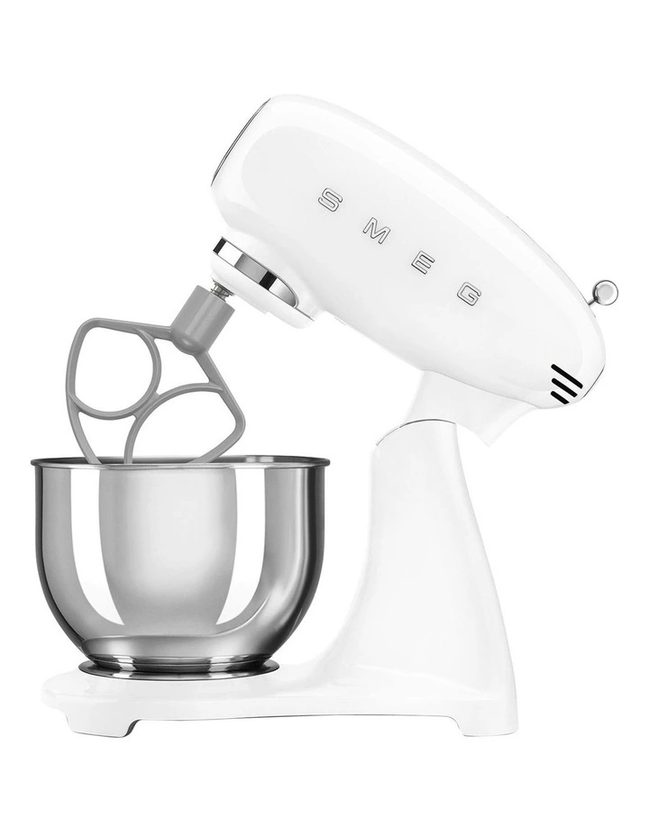 50's Style Stand Mixer in White SMF05WHAU image 6