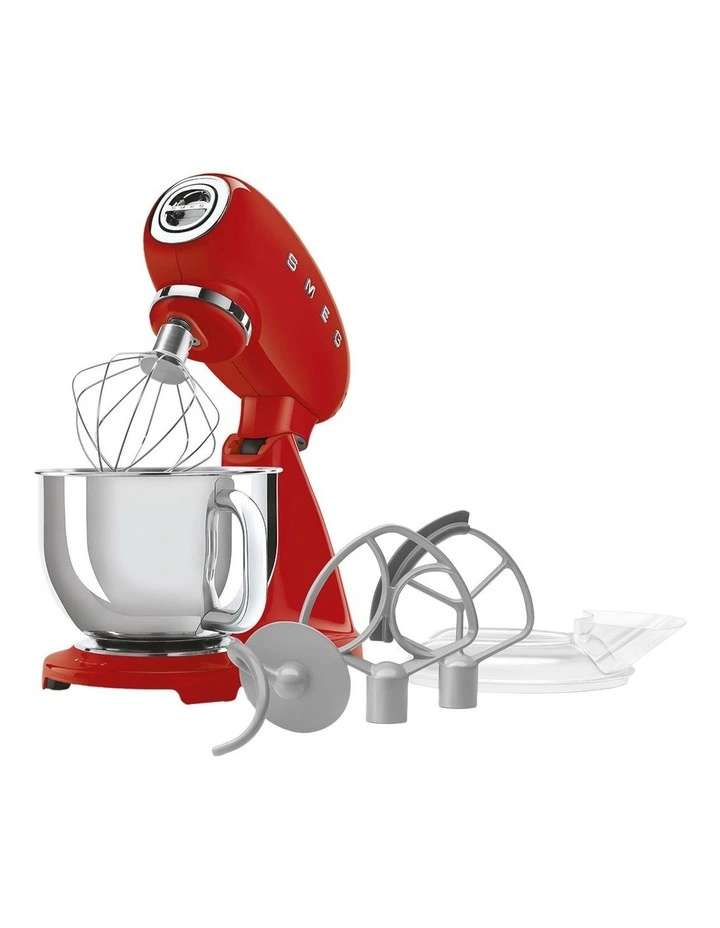 50's Style Stand Mixer in Red SMF05RDAU image 2