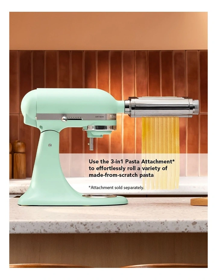 Artisan Tilt-Head Stand Mixer 5KSM195PSASD in Spearmint image 4