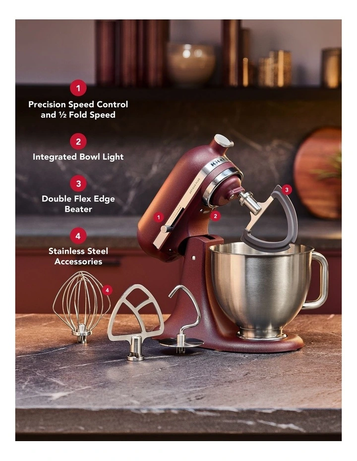 KitchenAid Artisan Plus Tilt-Head Stand Mixer Sun Dried Tomato in 5KSM50PKVASO image 5