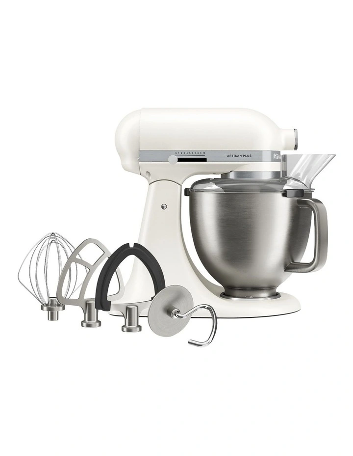 KitchenAid Artisan Plus Tilt-Head Stand Mixer in Porcelain White 5KSM50PKVAPL image 1