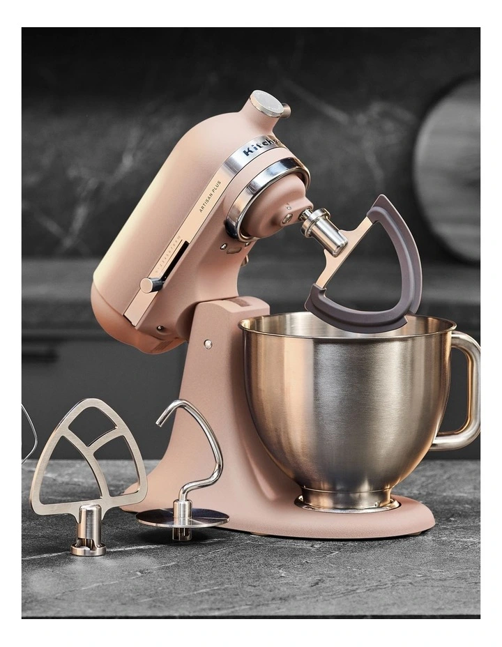 KitchenAid Artisan Plus Tilt-Head Stand Mixer in Feather Pink 5KSM50PKVAFT image 2