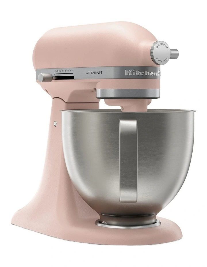 KitchenAid Artisan Plus Tilt-Head Stand Mixer in Feather Pink 5KSM50PKVAFT image 3